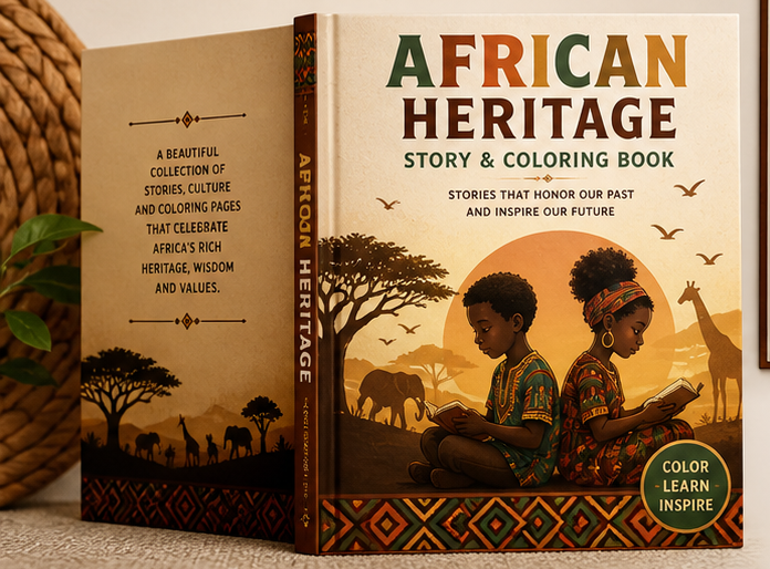 Story and coloring book - Image 1