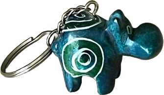Key and Zipper charms